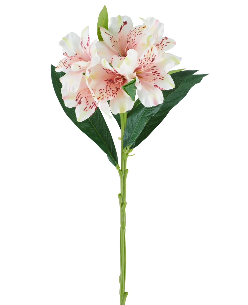 Kunstbloem Alstroemeria 74 cm licht roze