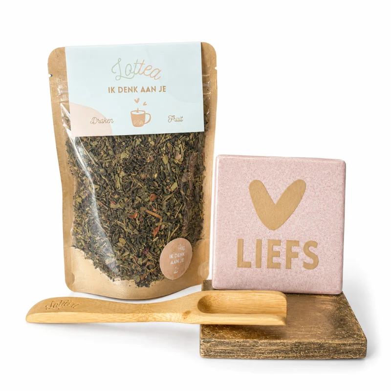 Giftset 'Ik denk aan je'