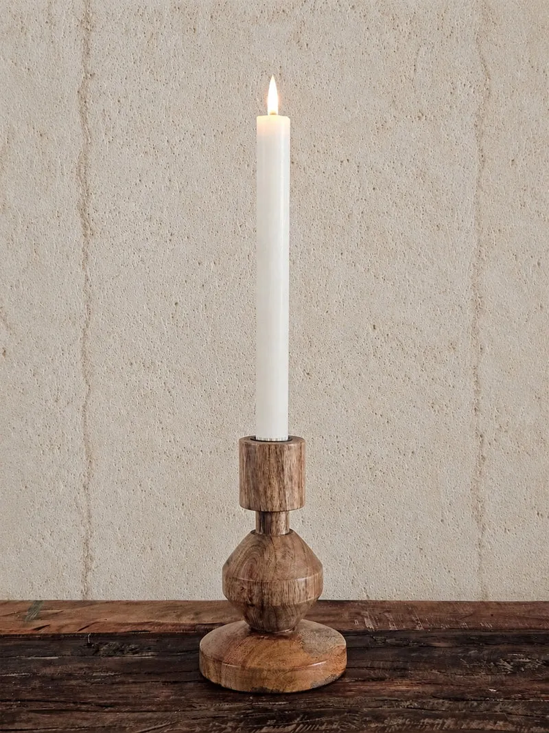 Kandelaar Hout Naturel