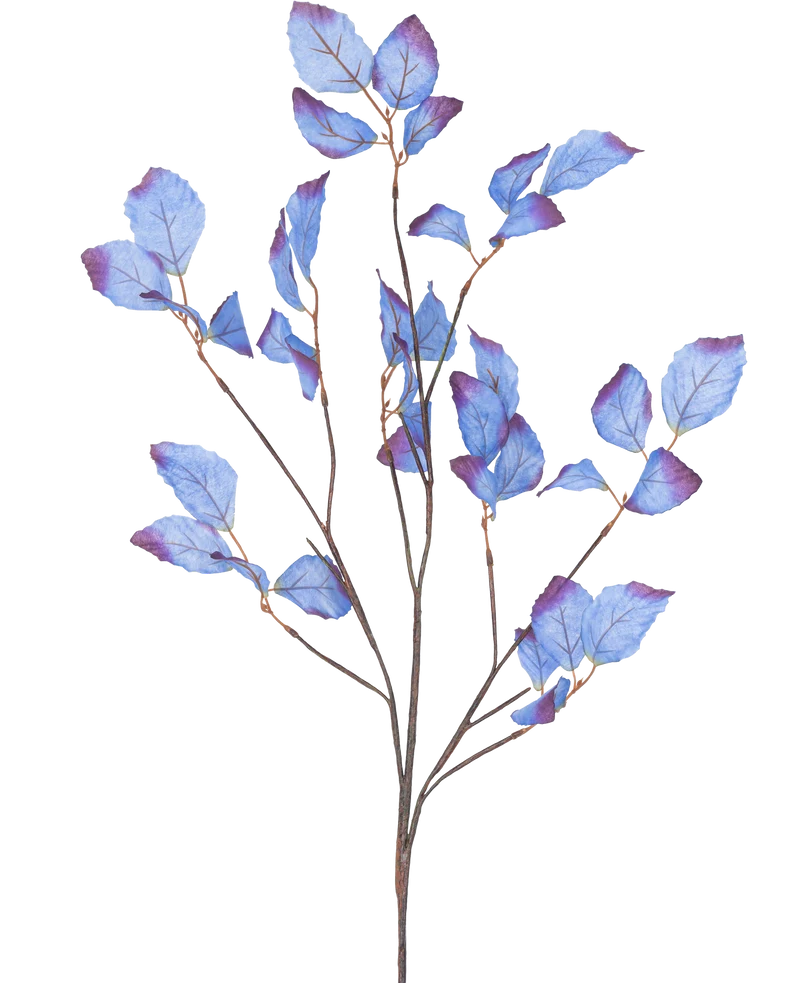 Kunsttak Appelblad 90 cm blauw