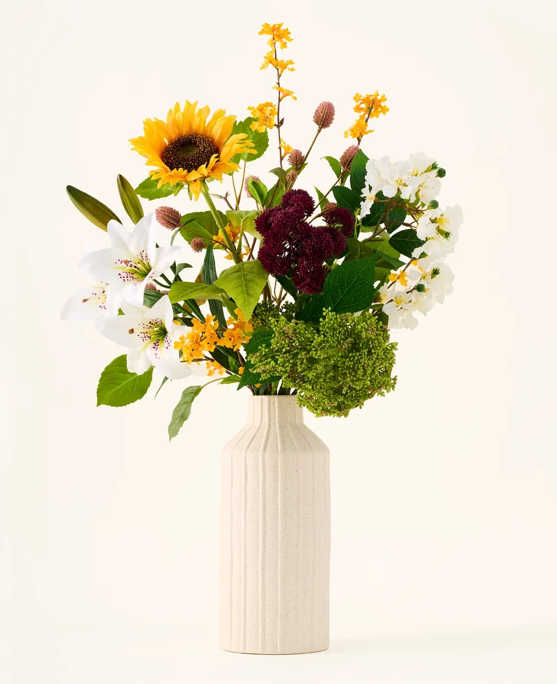 Zijden kunstbloemen boeket Mom's Garden