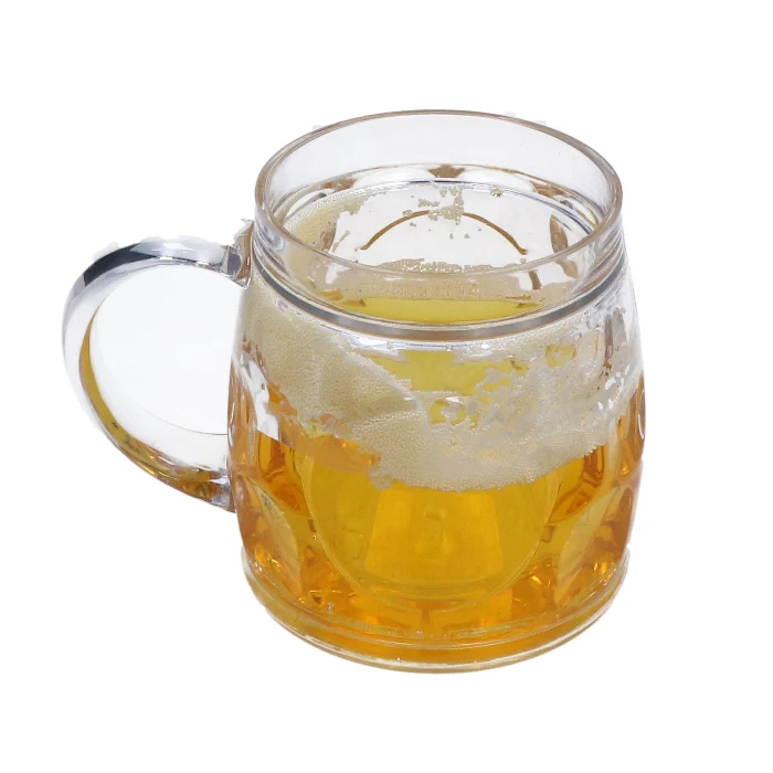 Dubbelwandig bierglas plastic 300ml