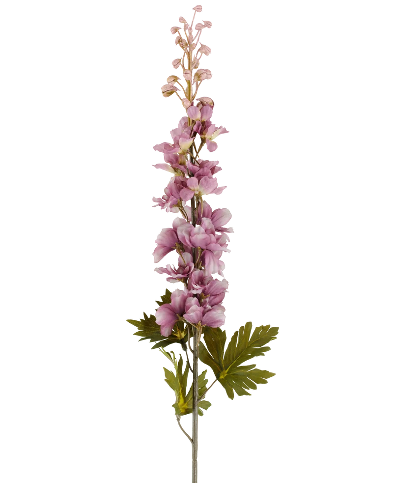 Kunstbloem Delphinium 79 cm mauve