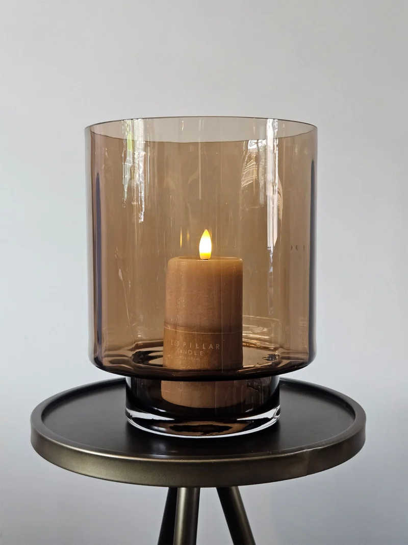 Windlicht Dune Taupe M