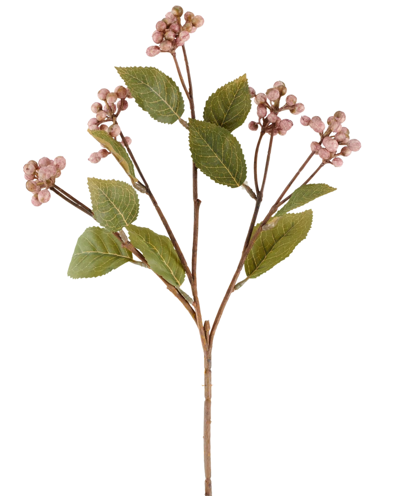 Kunstbloem Wild Berry 53 cm mauve