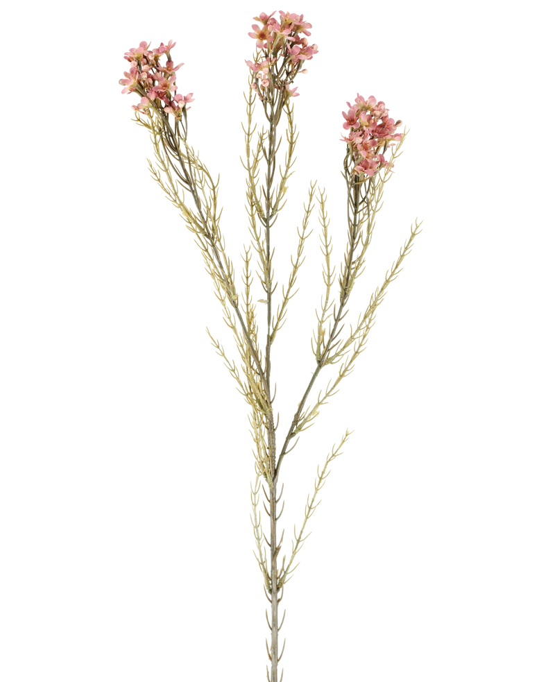 Kunstbloem Wax 78 cm oud roze