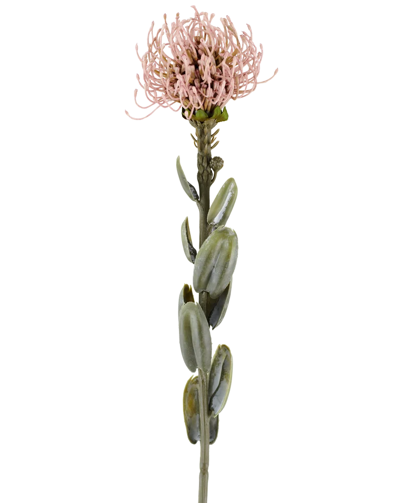 Kunstbloem Protea 61 cm mauve