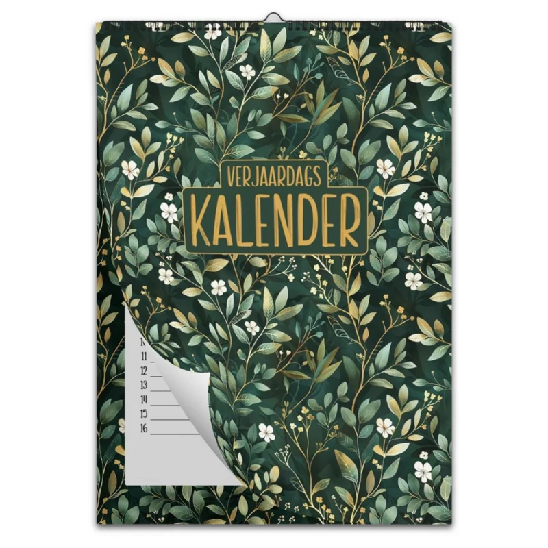 Verjaardagskalender A4 - Midnight Garden