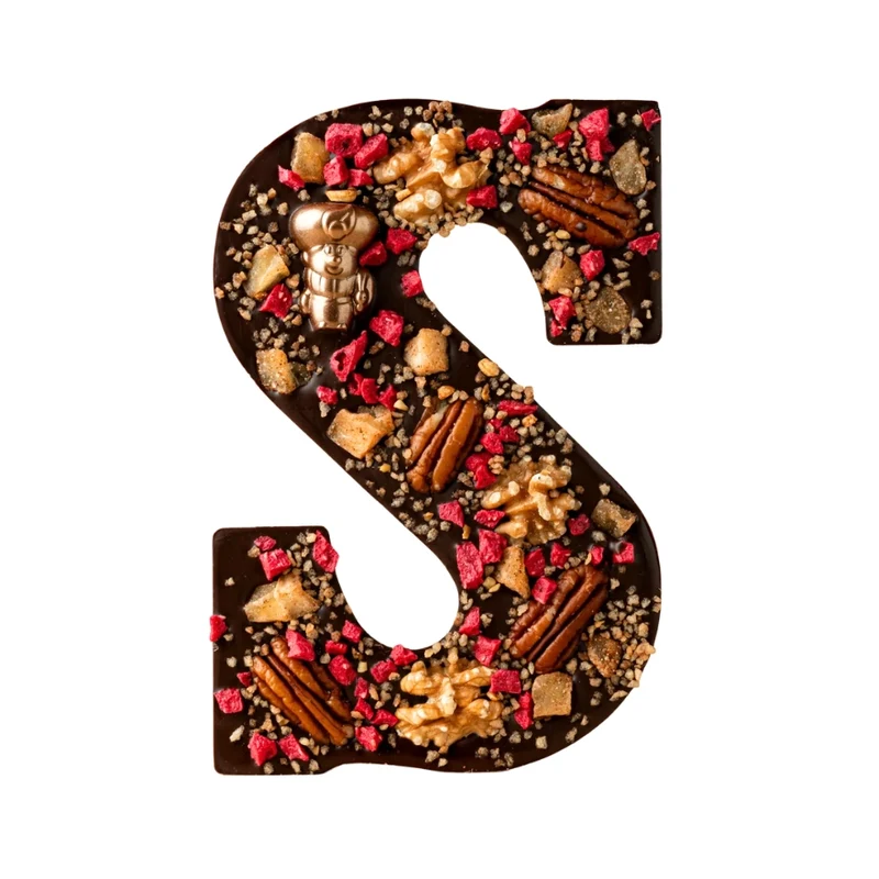 Luxe chocoladeletter puur (vegan)