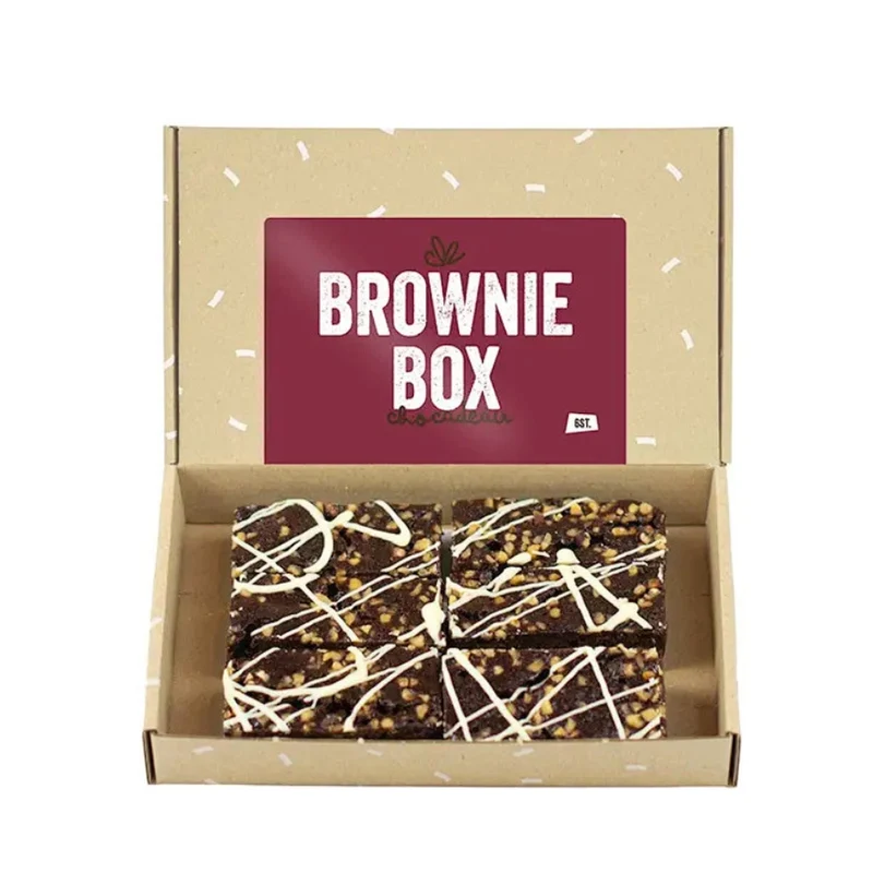 Brownie box | Chocolade Brownies (6 stuks) - The Tastery