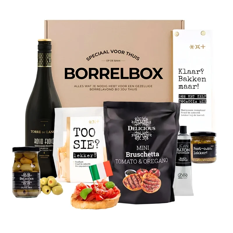 Italiaans borrelpakket - DIY Focaccia