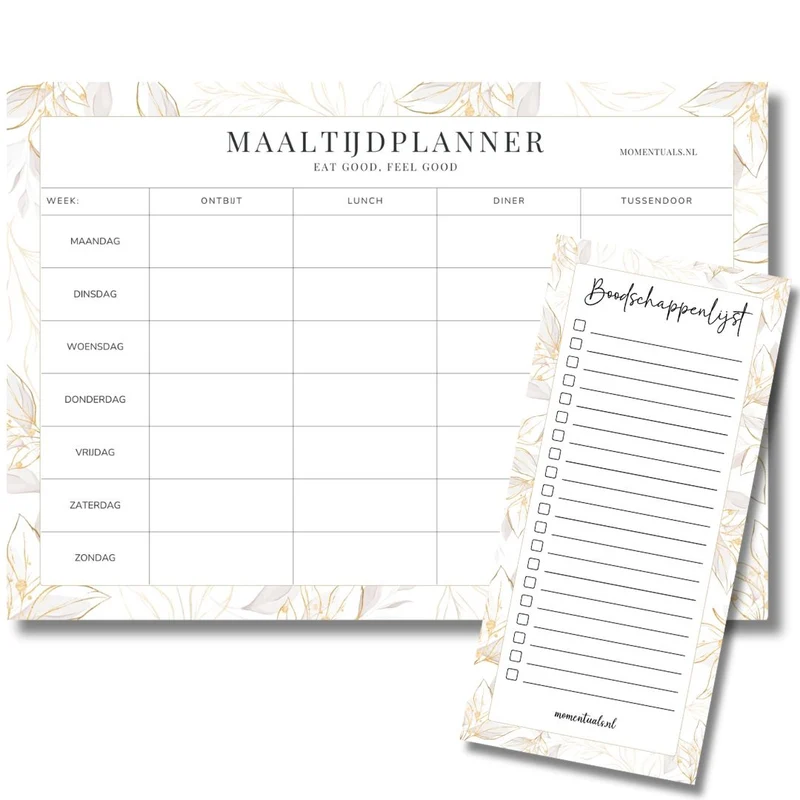Maaltijdplanner & Boodschappenlijst
