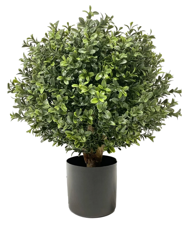 Kunst Buxus op stam UV d30 cm
