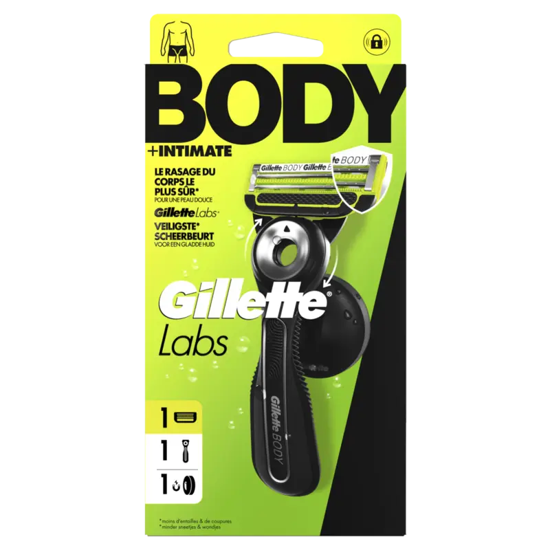 Gillette Labs body + intimate scheermes