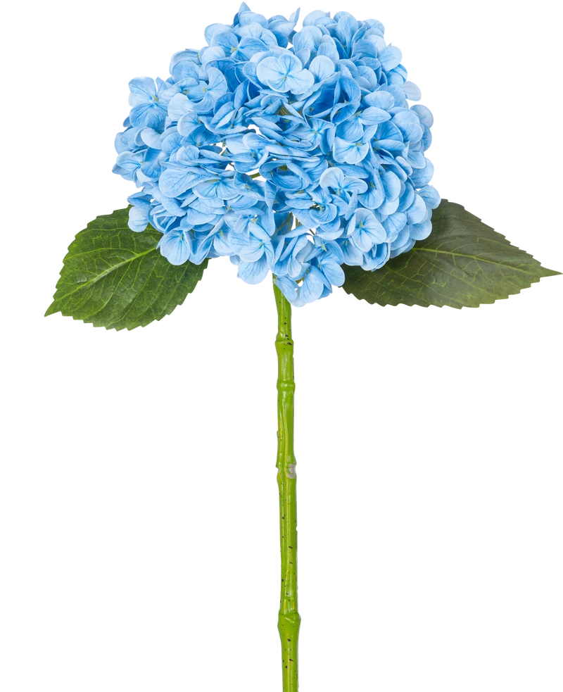 Kunsthortensia "Annabelle" Real Touch Blauw 55cm