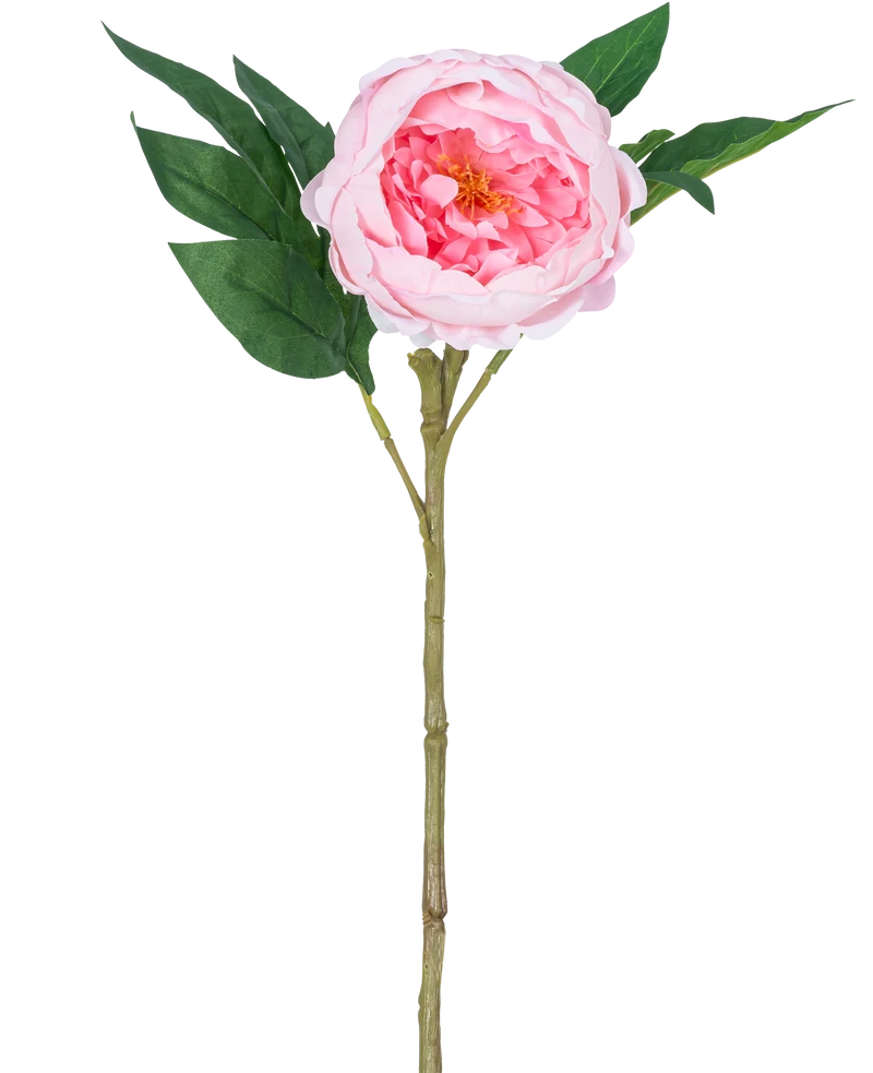 Kunstpioen Real Touch Roze 58cm