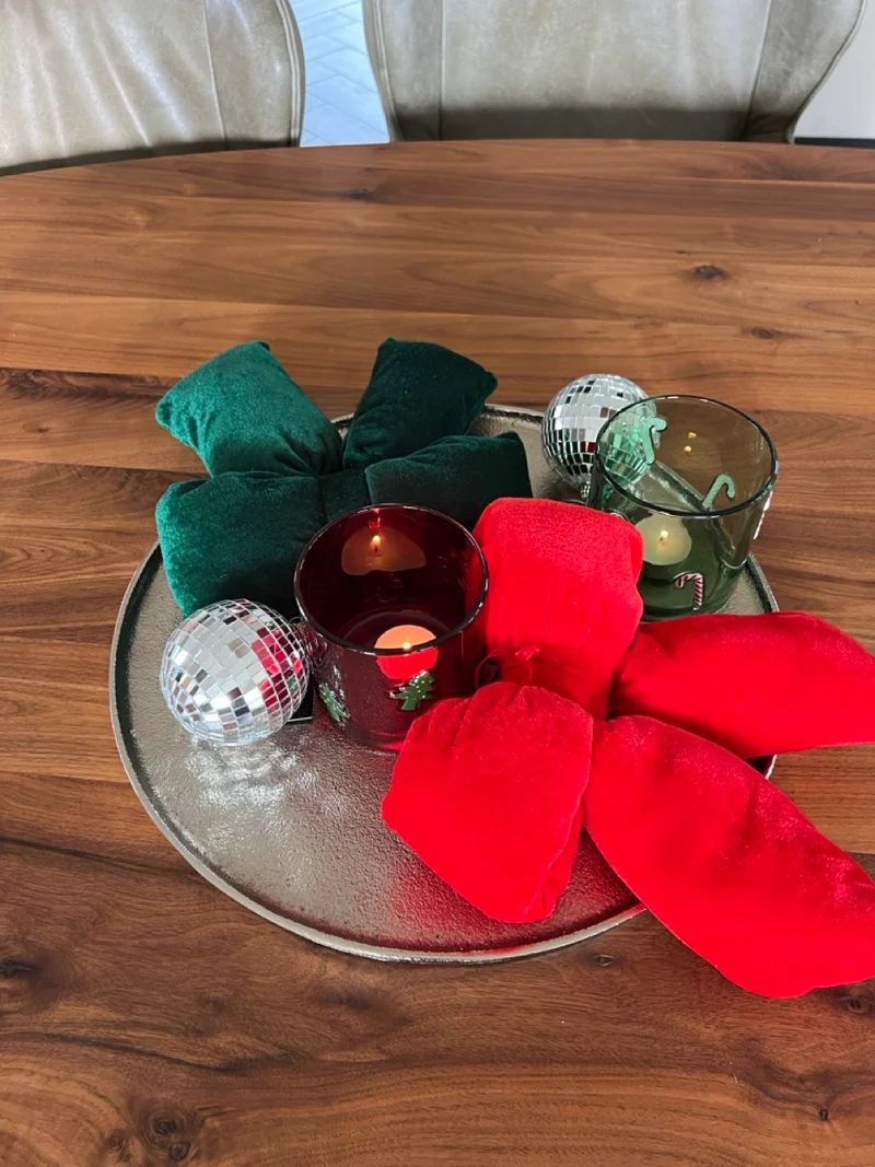 Decoratieset Klassieke kerst dienblad