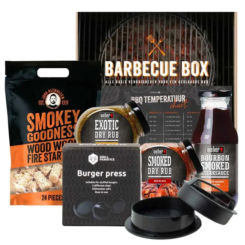 Barbecue Box - incl. WEBER producten