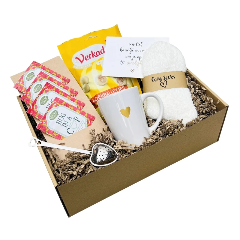 Theegeschenk – giftbox voor ontspanning – thee verwenpakket