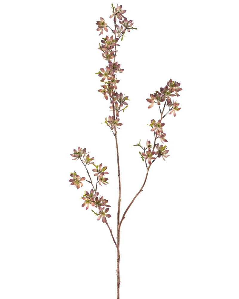 Kunstbloem Bloemen 102 cm paars/groen
