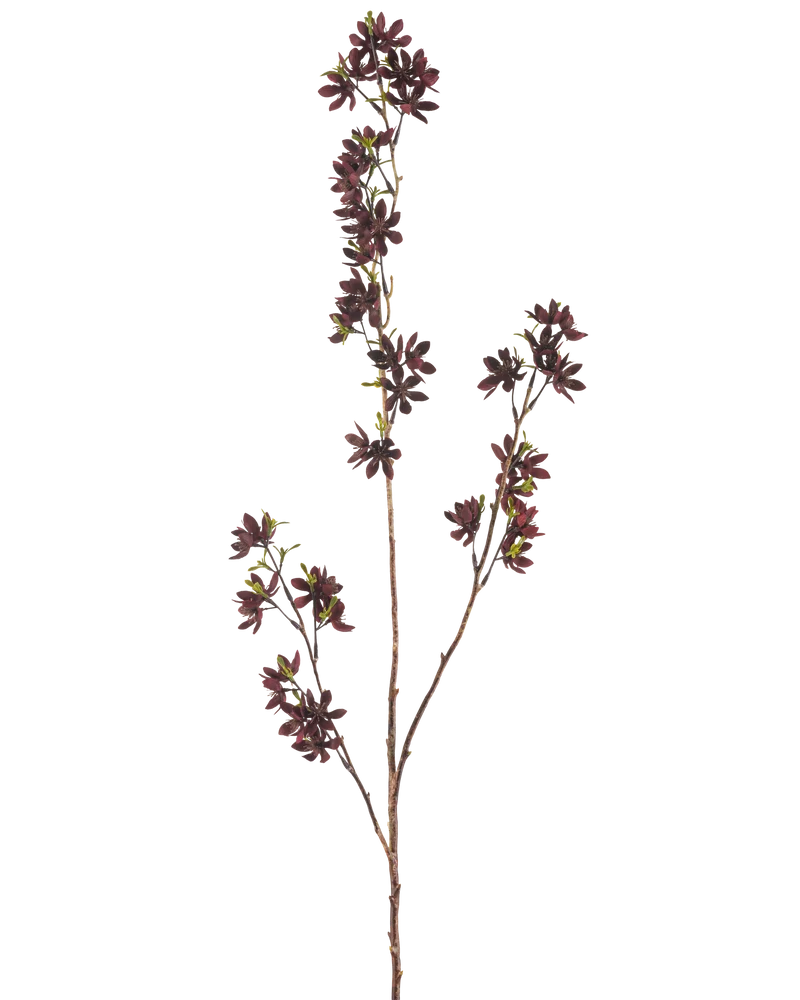 Kunstbloem Bloemen 102 cm bordeaux