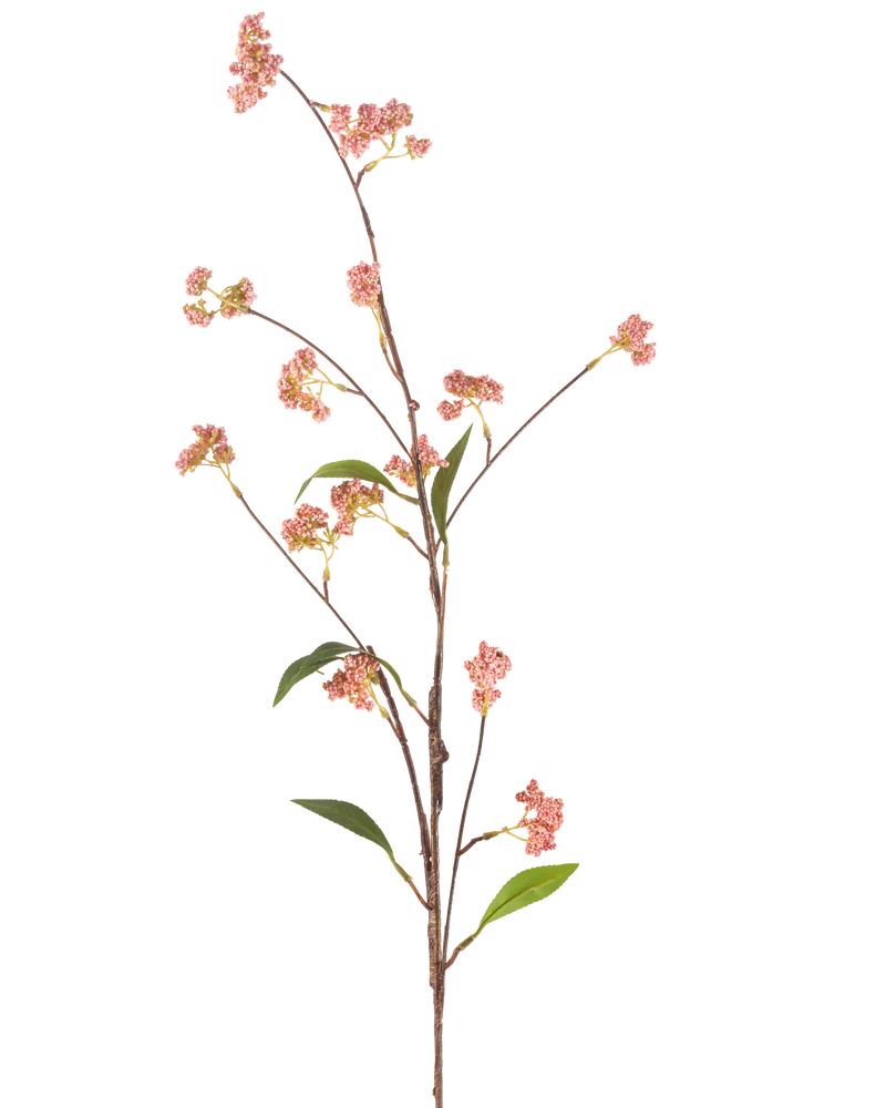 Kunstbloem Bessen 95 cm roze