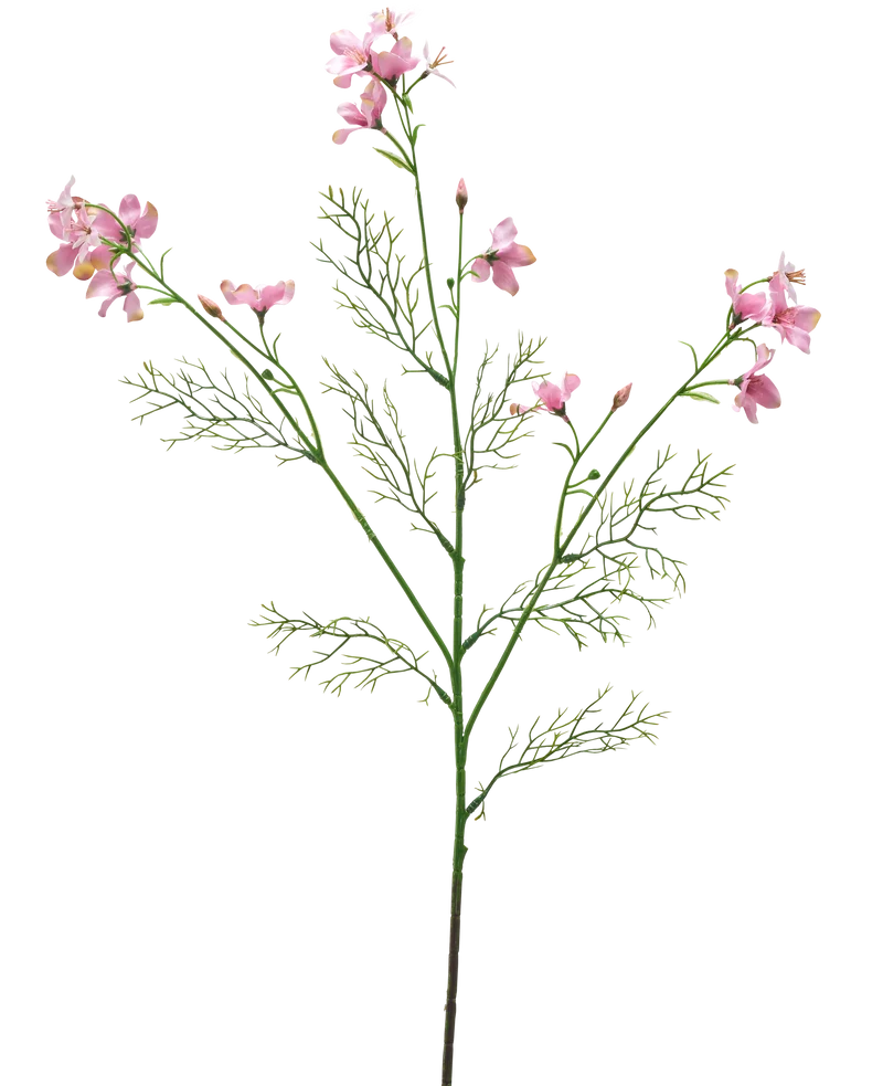 Kunstbloem Wilde Delphinium 71 cm licht roze