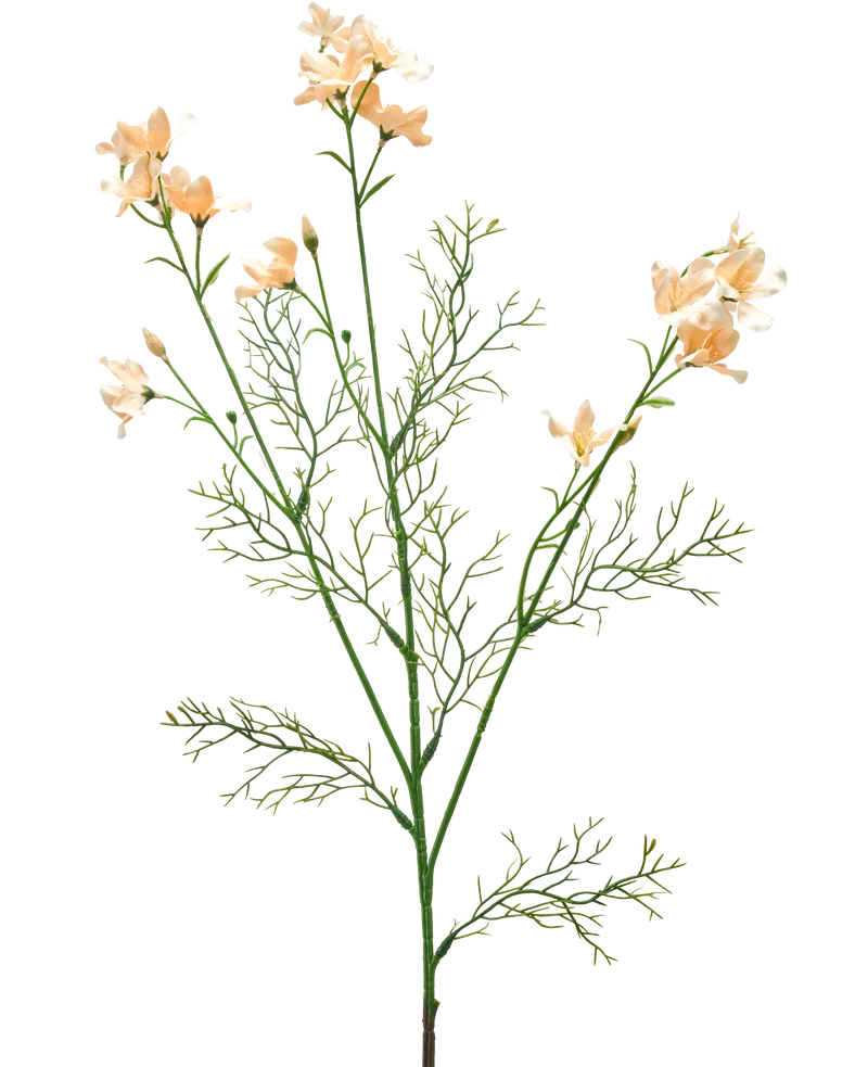 Kunstbloem Wilde Delphinium 71 cm licht creme