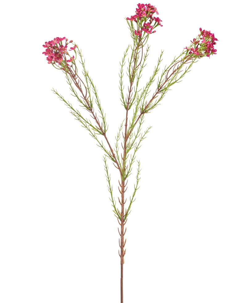 Kunstbloem Wax 78 cm oud roze