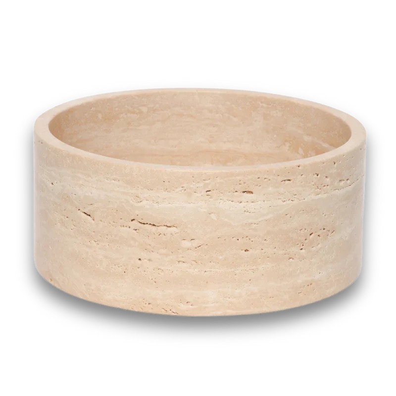 MARMEREN FRUITSCHAAL TRAVERTINE