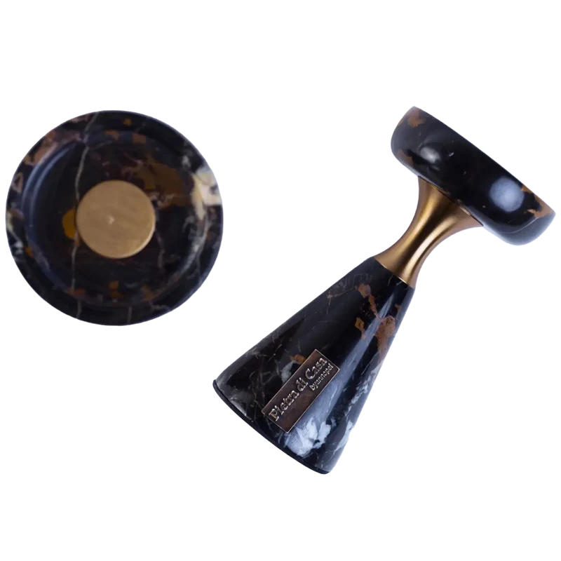 KAARSHOLDER MARBLE GOLD