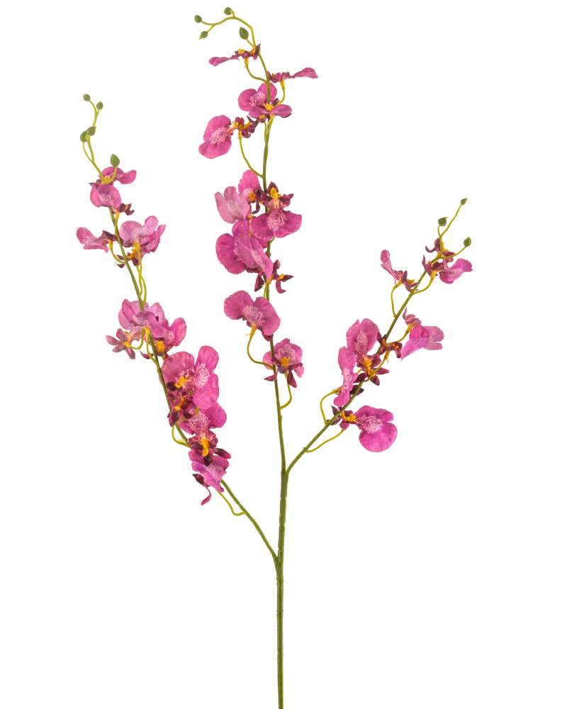 Kunstbloem Orchidee 98 cm fuchsia