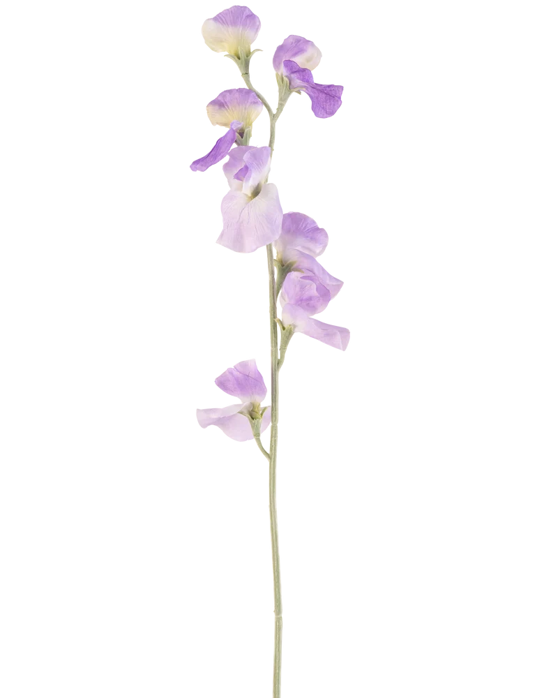 Kunstbloem Erwt 64 cm lila