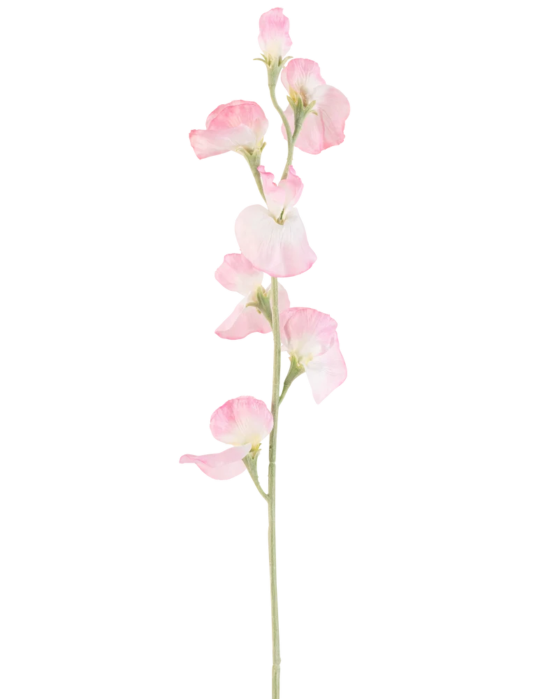 Kunstbloem Erwt 64 cm lichtroze