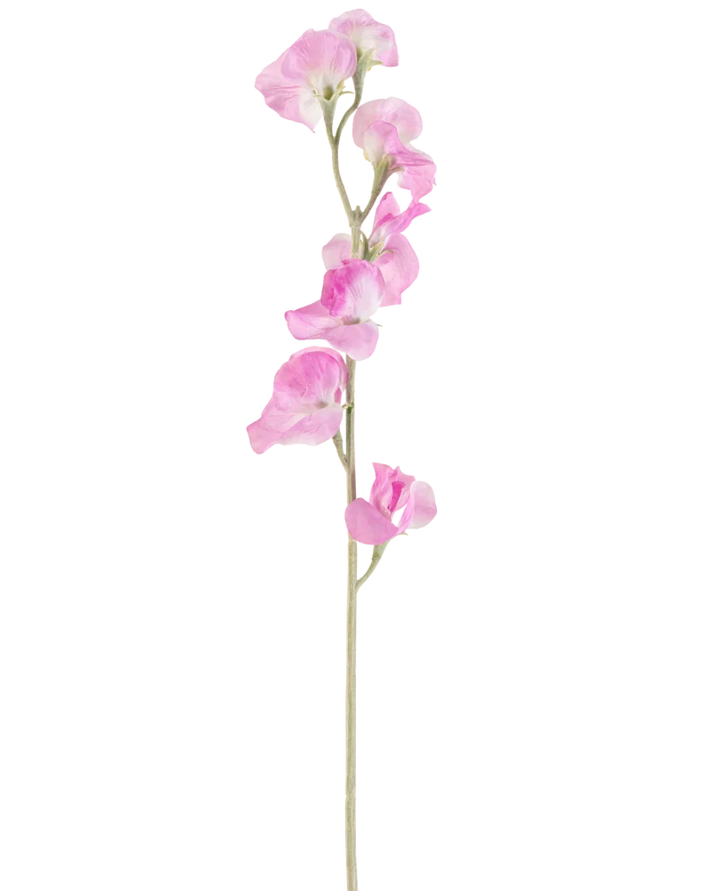 Kunstbloem Erwt 64 cm roze