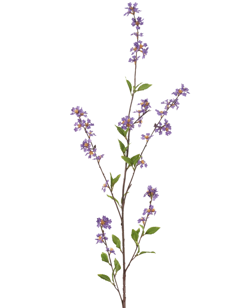 Kunstbloem Bloemen 119 cm paars