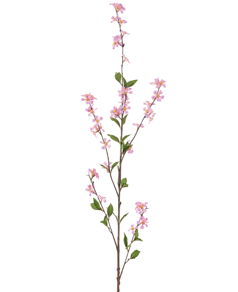 Kunstbloem Bloemen 119 cm roze