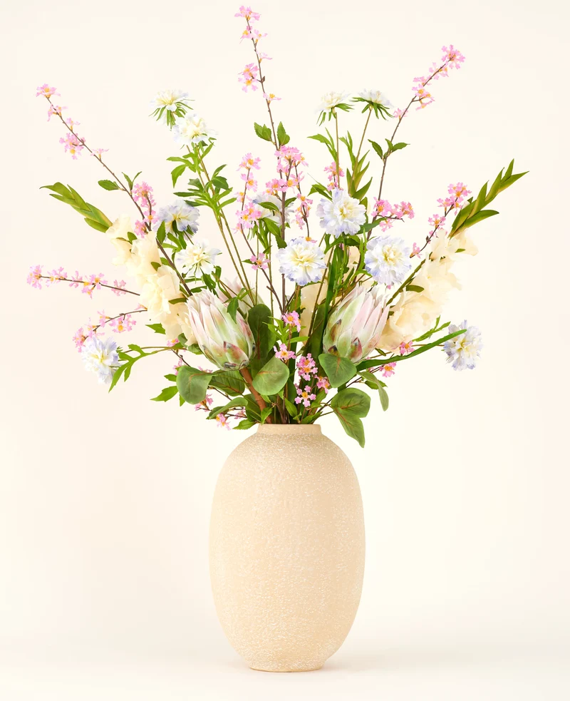 Zijden kunstbloemen boeket Lots of Love XL