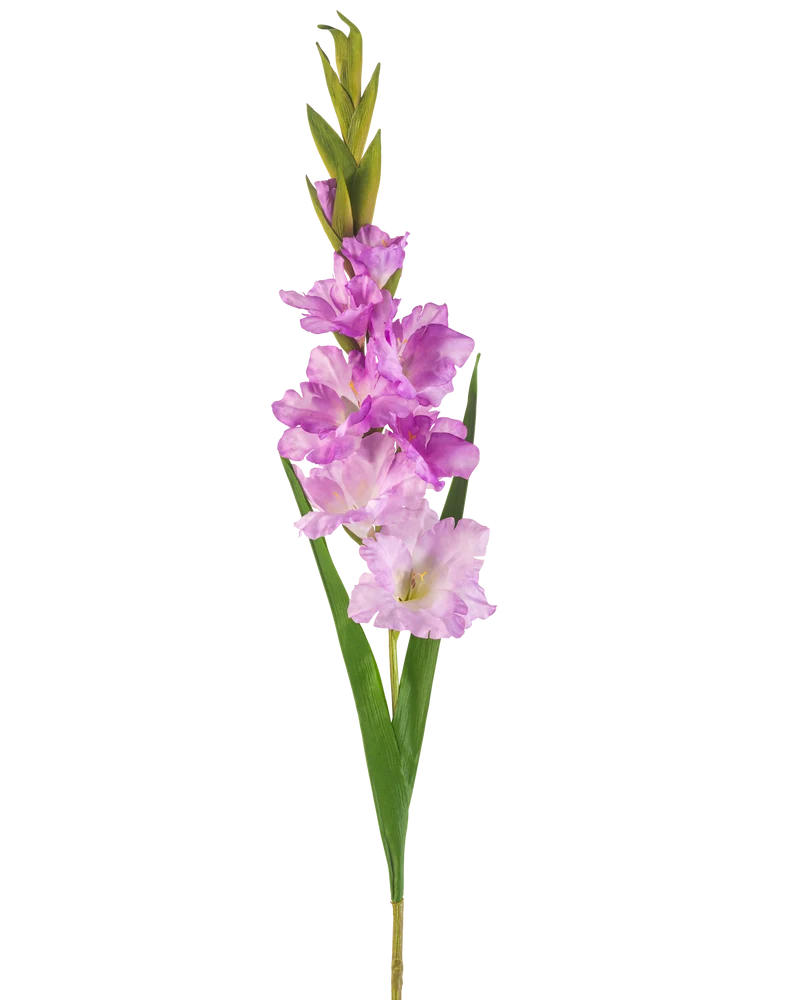 Kunstbloem Gladioli 93 cm paars