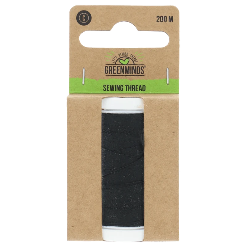 Greenminds Garen Polyester Zwart 200m