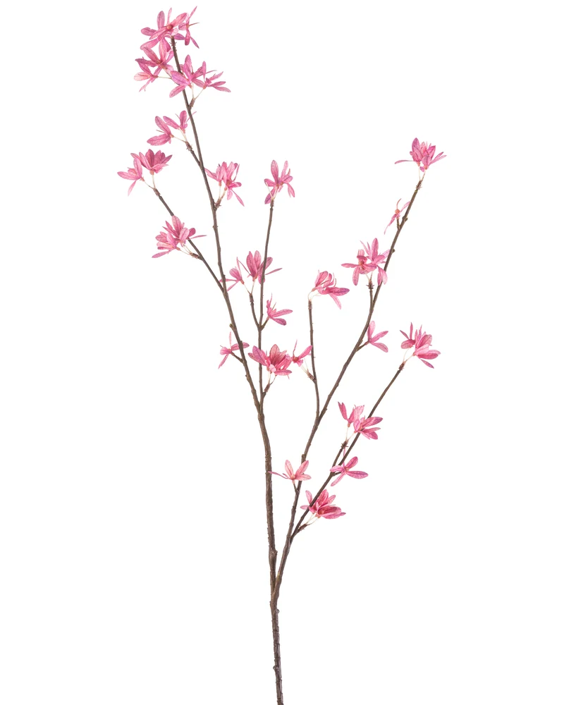 Kunstbloem Wilde bloemen 112 cm fuchsia