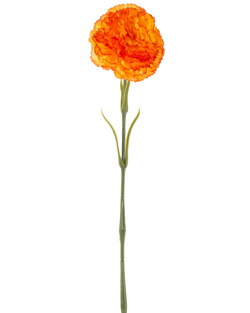 Kunstbloem Anjer 57 cm oranje