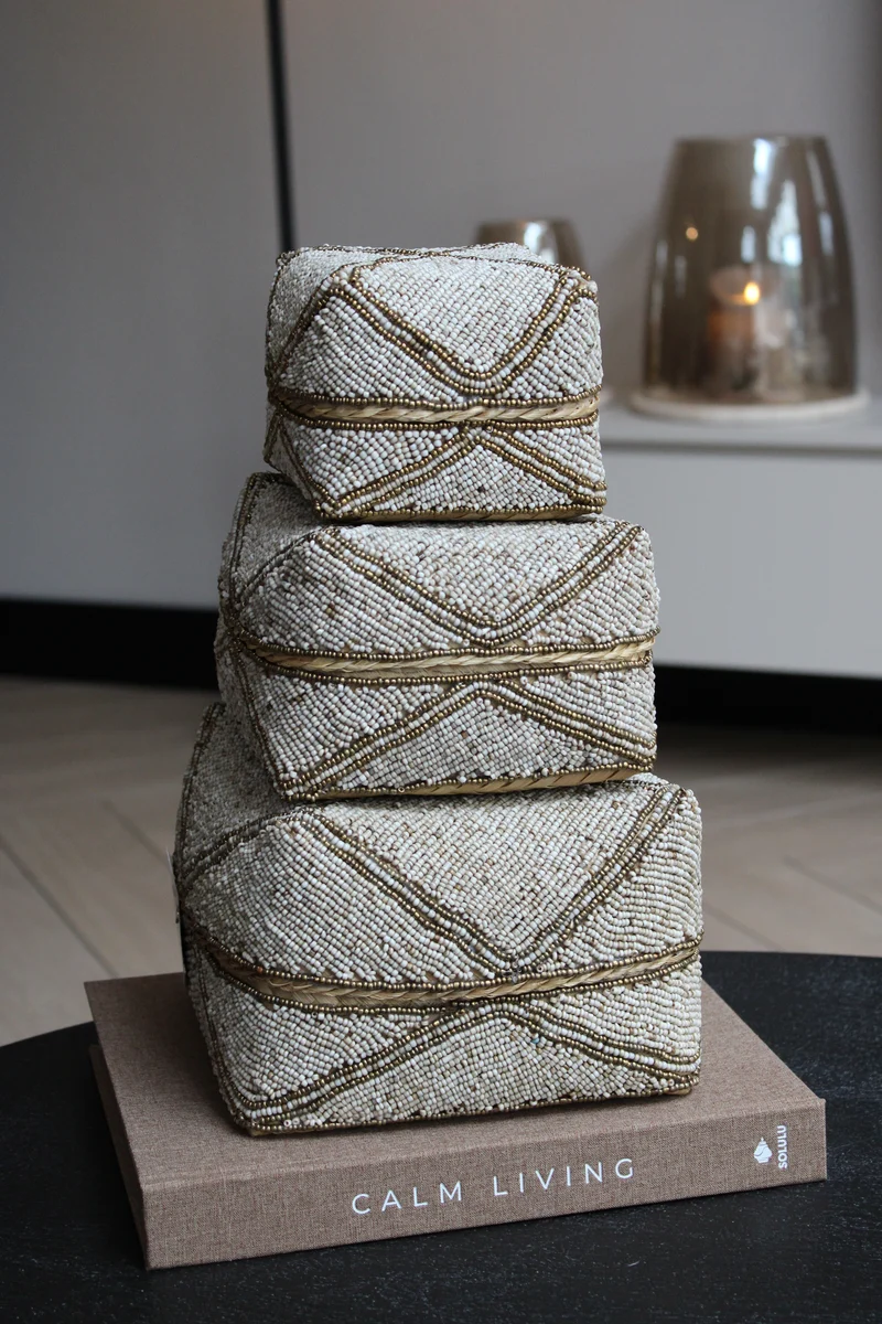 OFFERMANDJES | BEIGE/GOUD | 3 FORMATEN