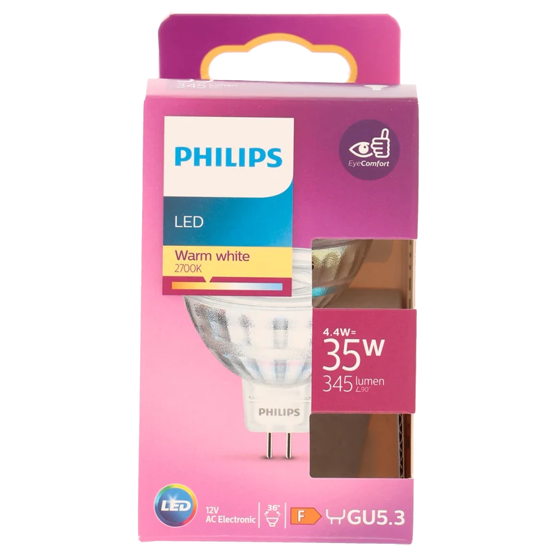 Philips LED 3W spot MR16 niet dimbaar