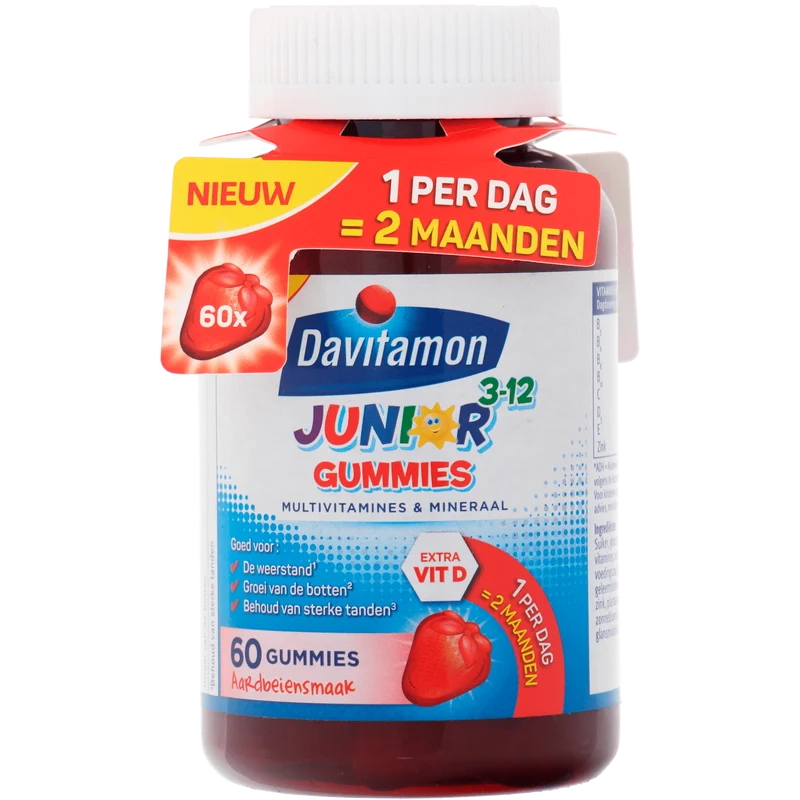 Davitamon Vitamine Junior gummies 3-12 jaar