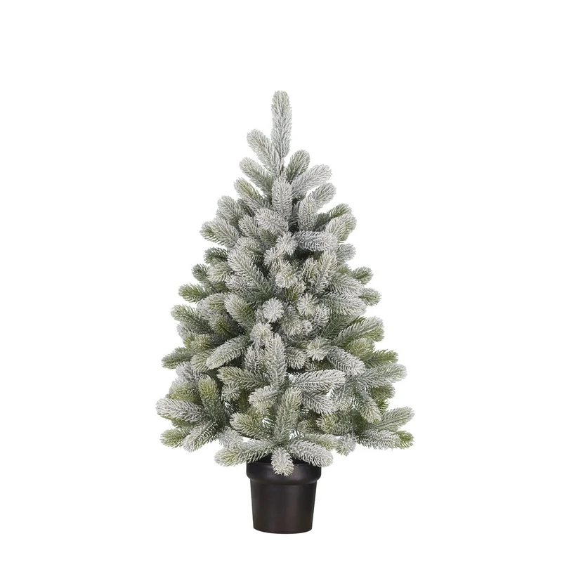 Nagoya Kunstkerstboom in Pot - H90 x Ø55 cm - Groen