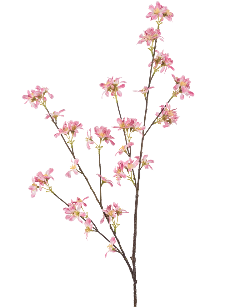 Kunstbloem Bloemen 112 cm roze