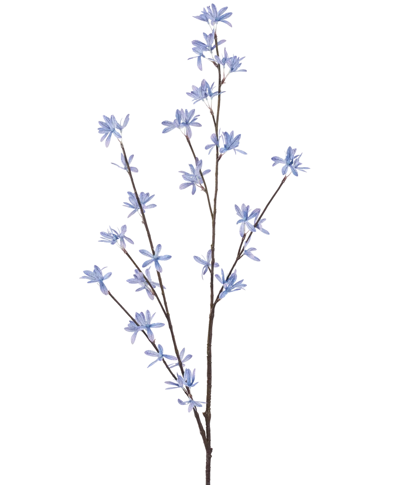 Kunstbloem Wilde bloemen 112 cm blauw