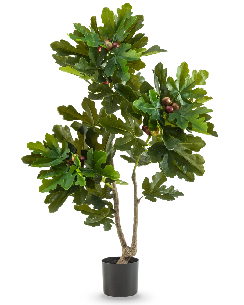 Kunstplant Ficus Carica Vijgenboom 120 cm