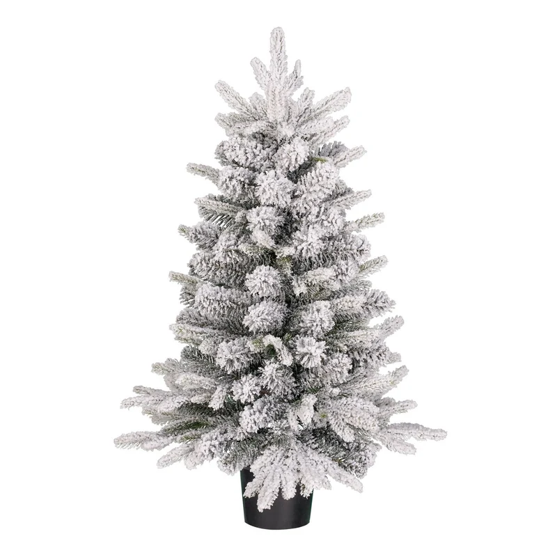 Grimshaw Kunstkerstboom in Pot - H90 x Ø61 cm - Groen